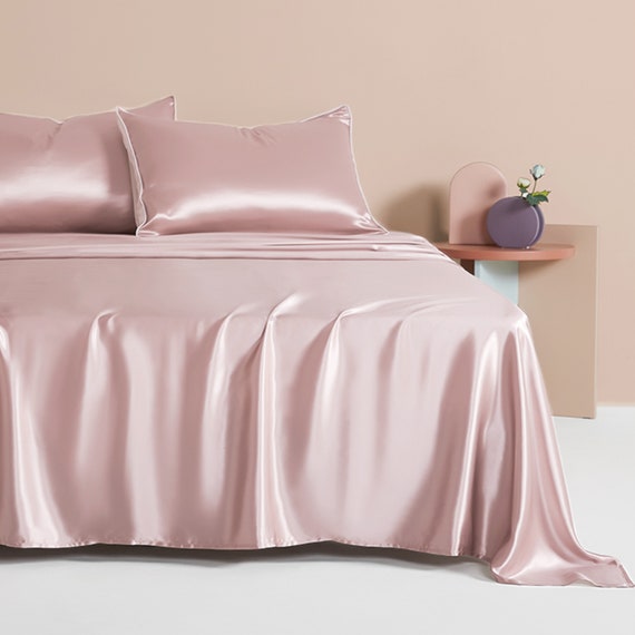 Modern Threads Microfiber Sheet Set - Queen, Kashmir Rose, Wrinkle Free & Silky Soft