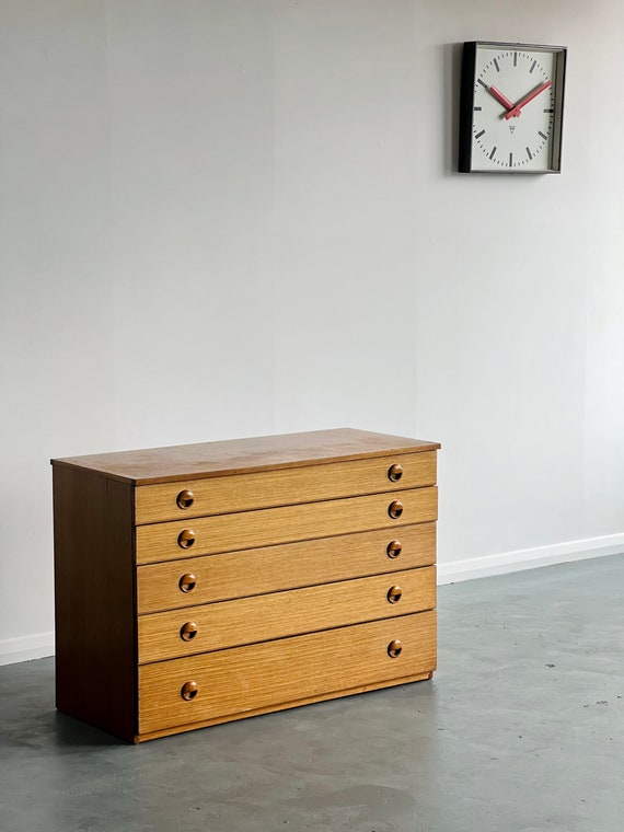 Mid Century Schreiber Teak Chest of Drawers Etsy