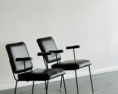 Mid Century Retro Barbers Chair