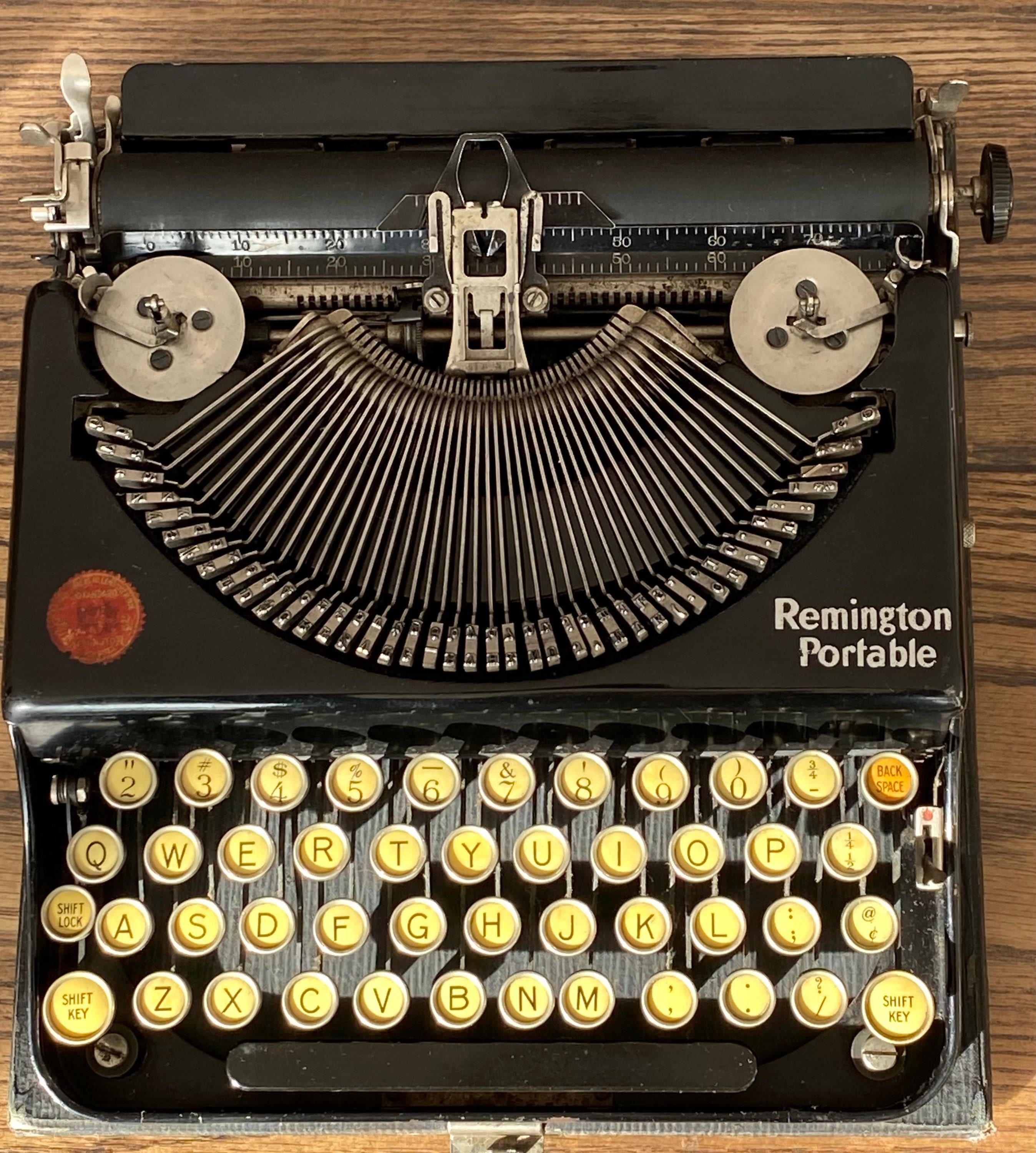 1921年製レミントンポータブルタイプライター（ケース付き） - Etsy 日本