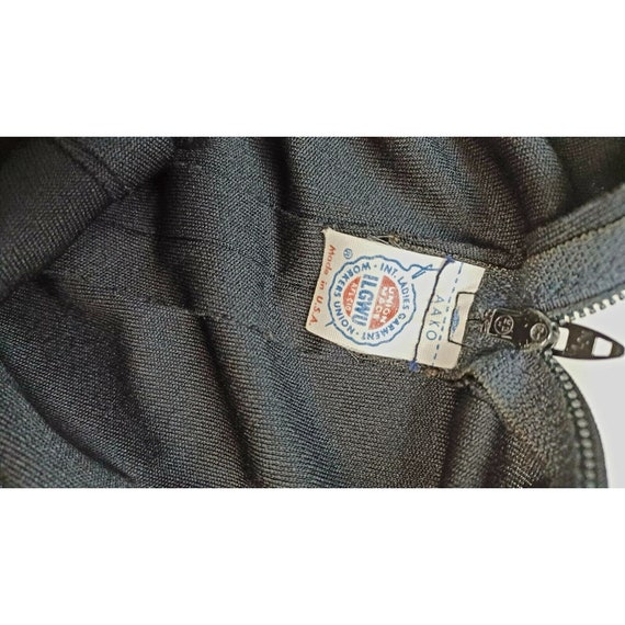 VTG 80s Black Maxi Dress R&K Originals Sz M/L Cro… - image 9
