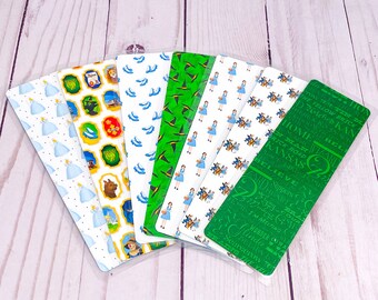 Wizard of Oz, Wicked | Double Sided Laminated Bookmarks | Gift for Readers