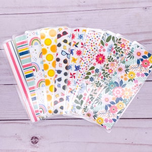 Handmade Laminated Bookmark: Spring & Summer Designs