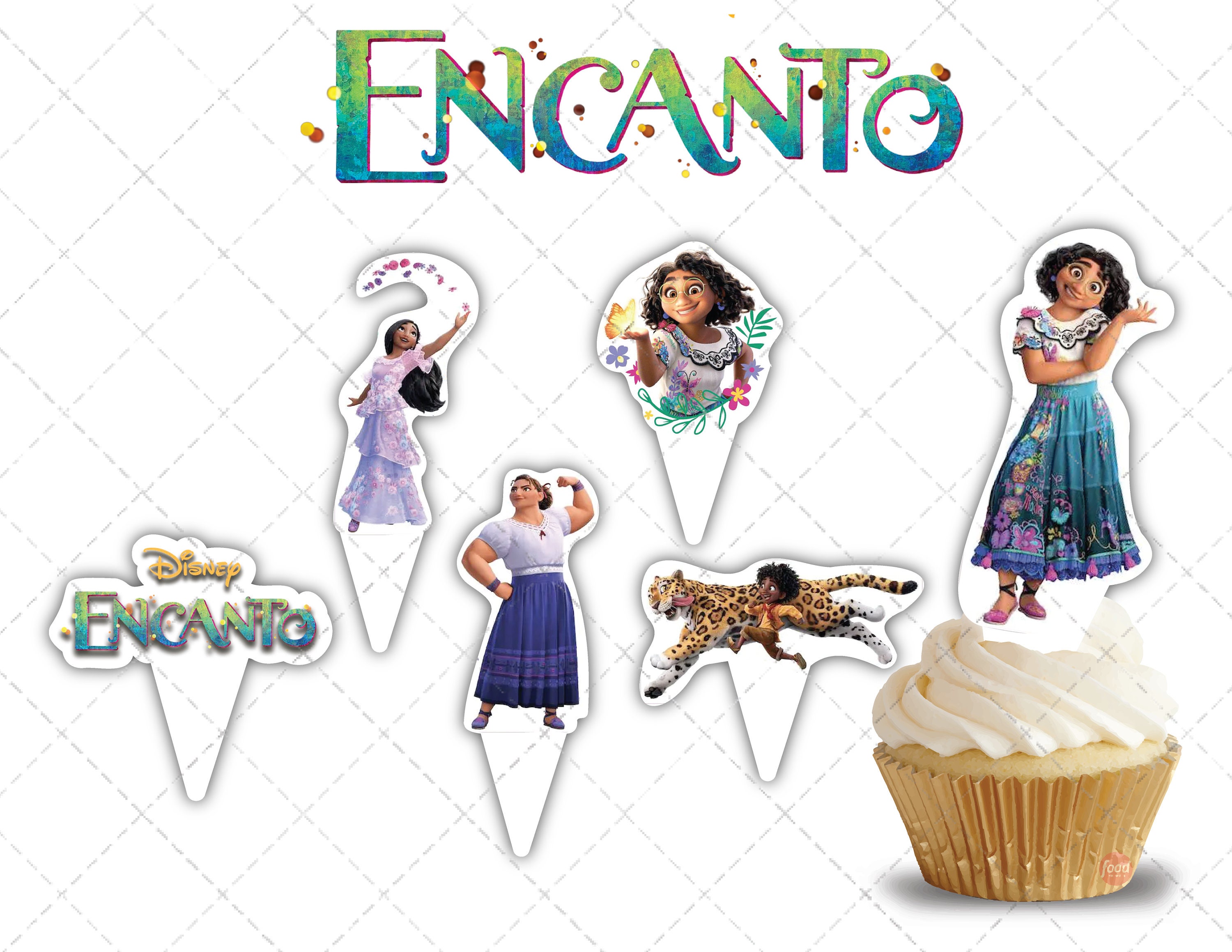 Encanto 12 Pieces Cupcake Toppers for Kids Birthday and Etsy