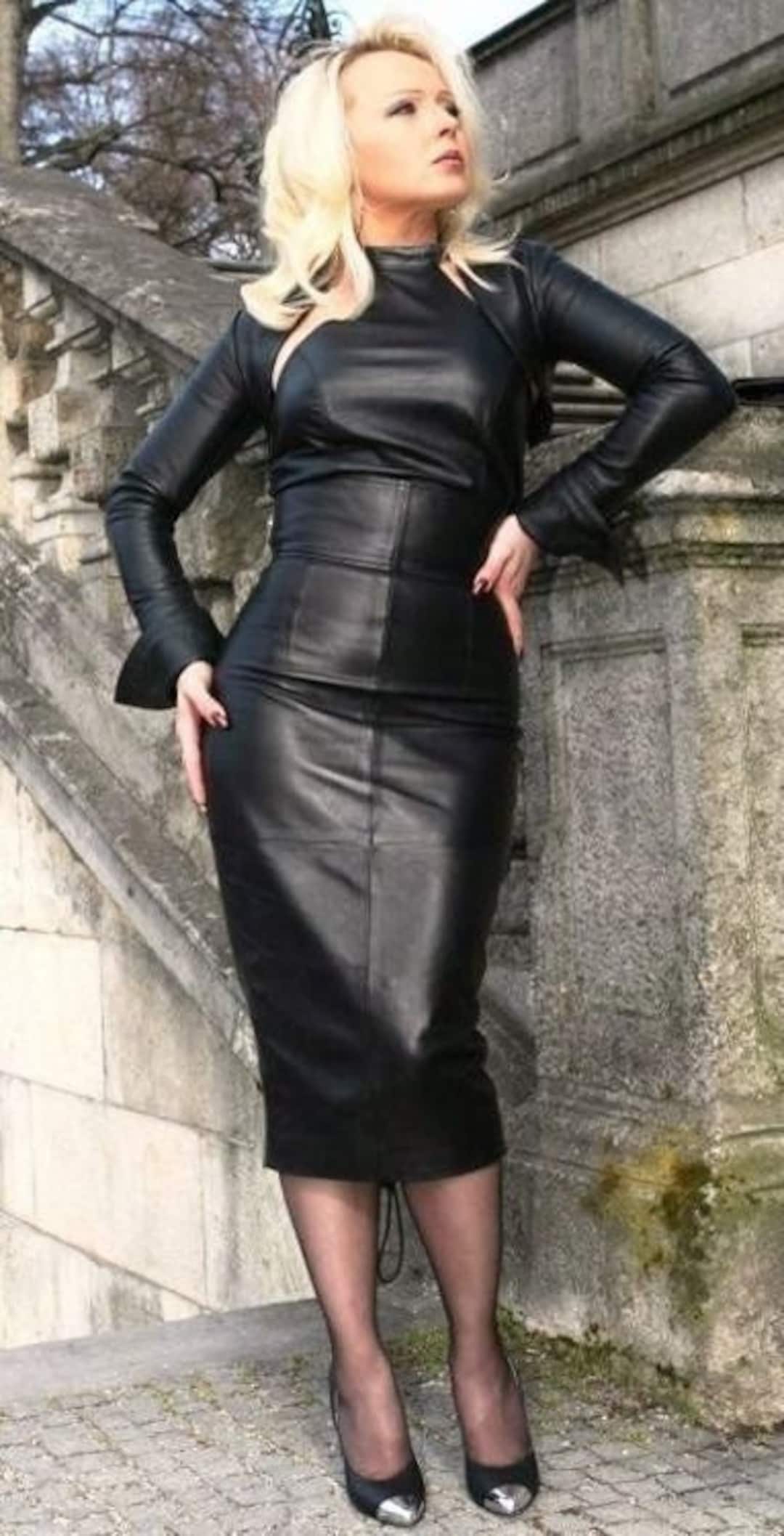 Hot Lambskin Leather Skirt Long Leather Skirt Leather Midi - Etsy UK
