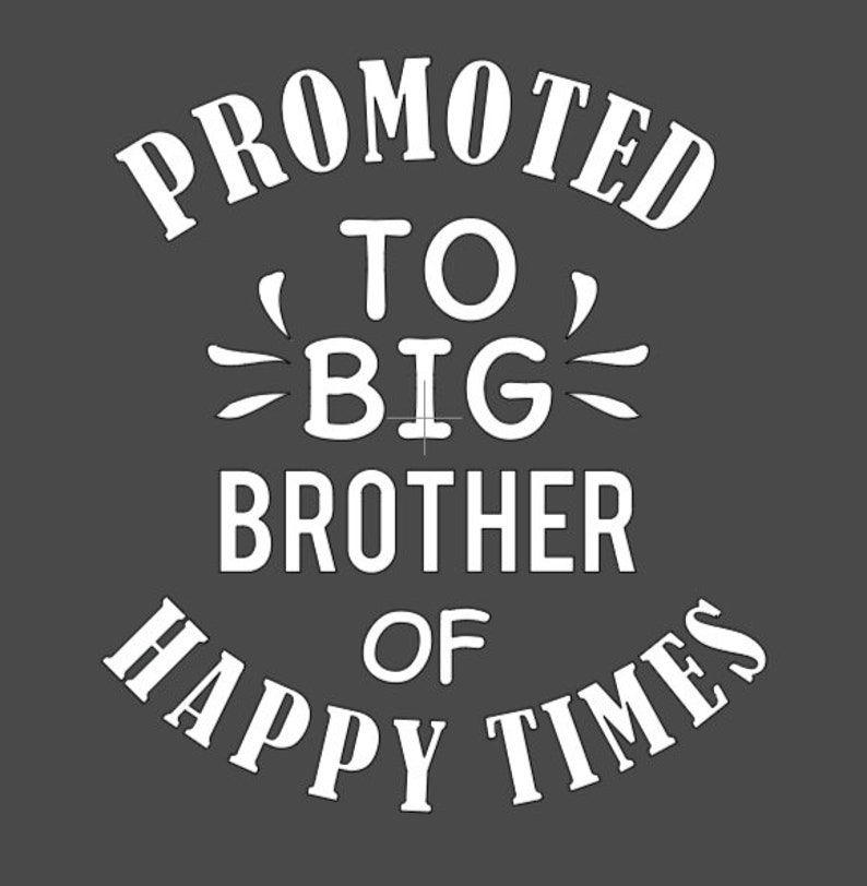 STICKER IRON ON TRANSFER PROMOTED TO BIG BROTHER NEW BABY ANNOUCEMENT STICKER IRON ON TRANSFER PROMOTED TO BIG BROTHER NEW BABY ANNOUCEMENT