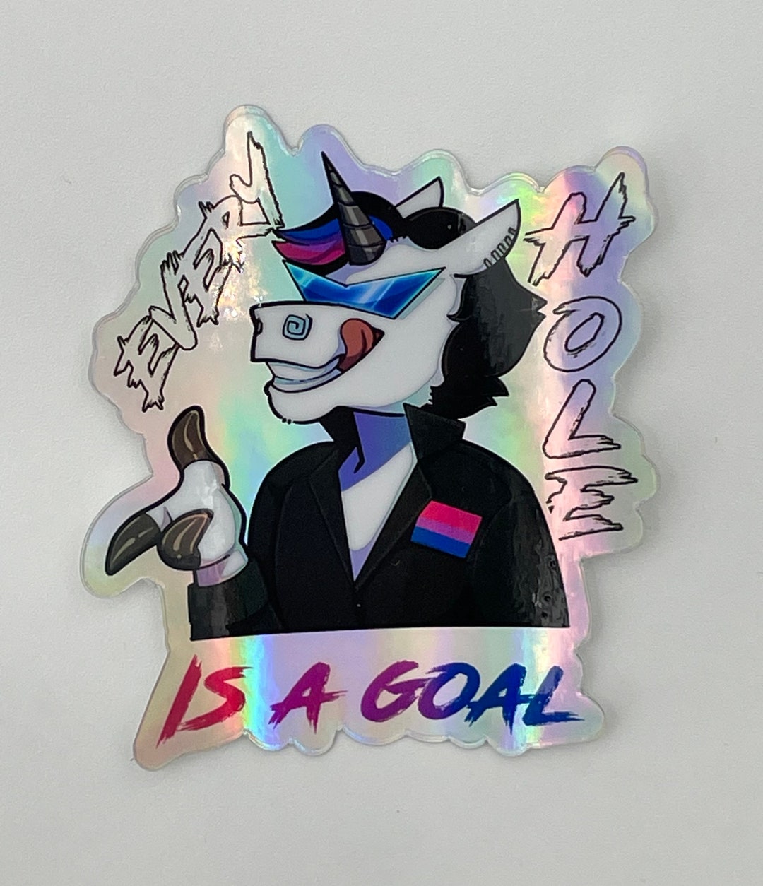 Holographic Pride Sticker - Etsy