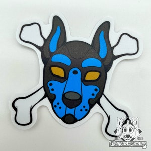 Pup Mask Vinyl Sticker
