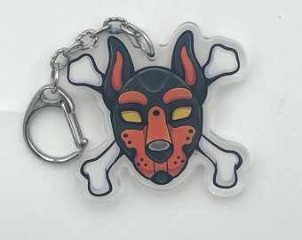 Pup Mask Keychain