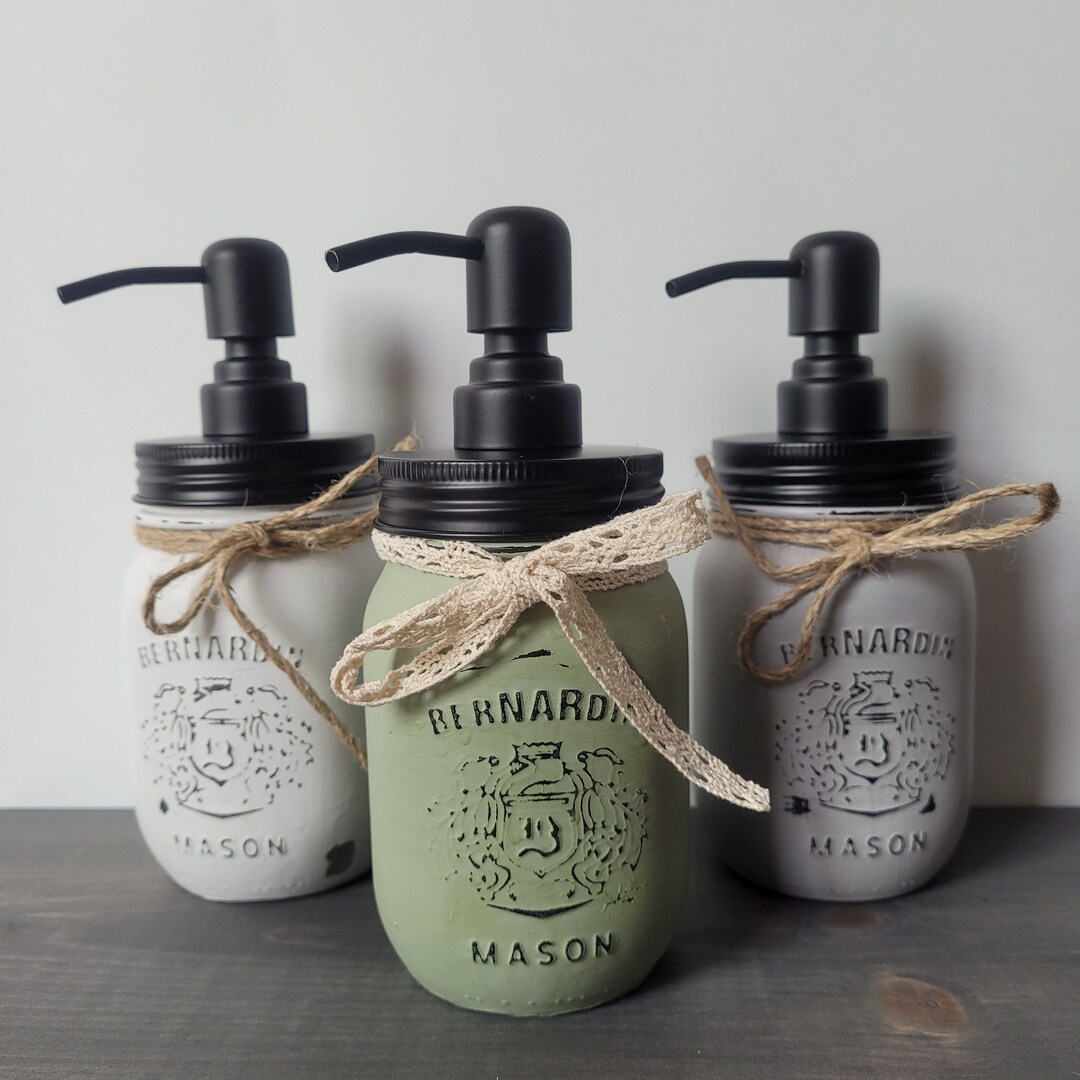 Rustic soap dispenser discount