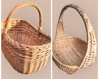 Panier en osier pique nique et panier présentation