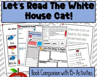The White House Cat Book Companion, Presidential Pets, The White House, President's Day, Election Activities