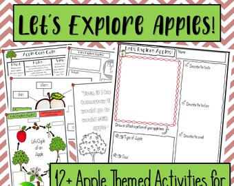 Explore Apples, Learn About Apples, Apple Themed Activities, Fall Fun