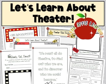 Inleiding tot theater, theatereenheidstudie, theater- en dramaspellen, creatieve beweging, toneelactiviteiten
