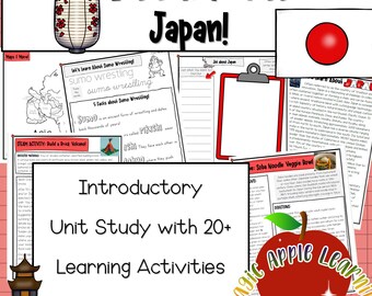 Japan Country Study, Intro Unit Study, Around the World, Social Studies, History
