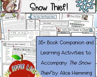 The Snow Thief Book Study Picture Book Companion Winter Reading