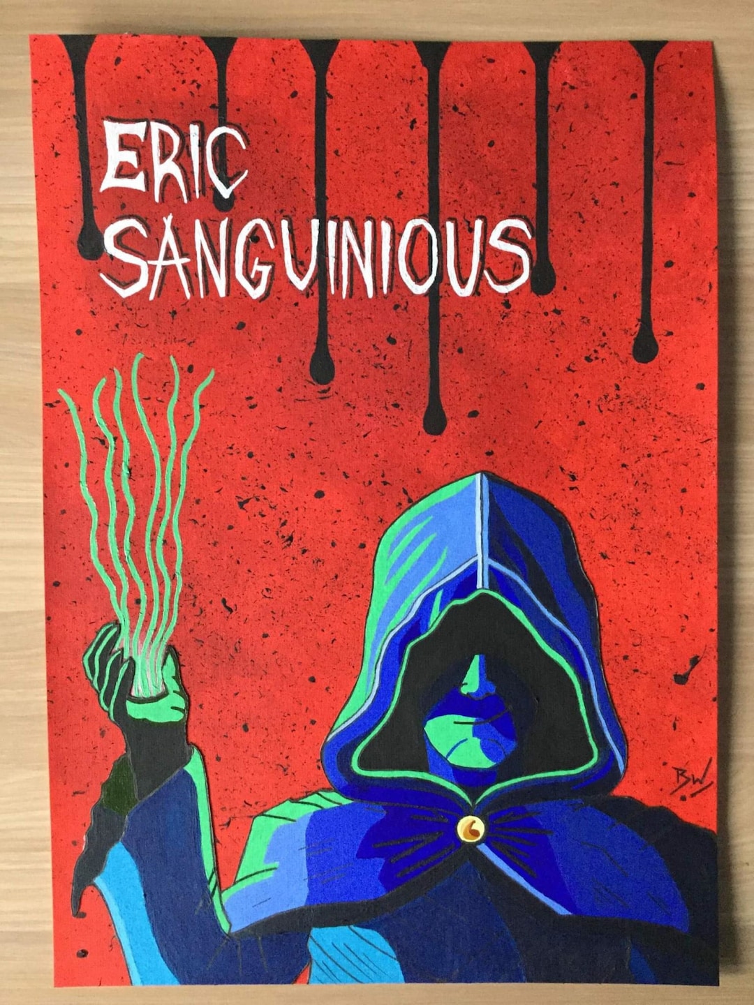 Hell or High Rollers 'eric Sanguinious' Character Artwork (print) - Etsy