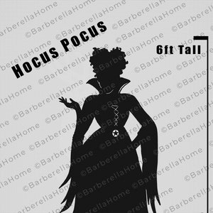 6ft Sanderson Sister/hocus Pocus Witches Template When Made. Printable ...