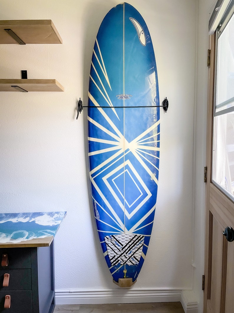 InvisaRack– Vertical Surfboard Rack By Fin | Hang Surfboard By Fin | Mount Surfboard By Fin | Vertical Surfboard Mount By Fin | Futures FCS2