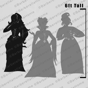 6ft Sanderson Sister/hocus Pocus Witches Template When Made. Printable ...