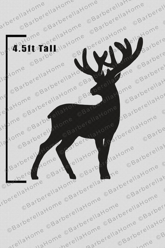 4.5ft Male Reindeer Template When Made. Printable Trace and - Etsy