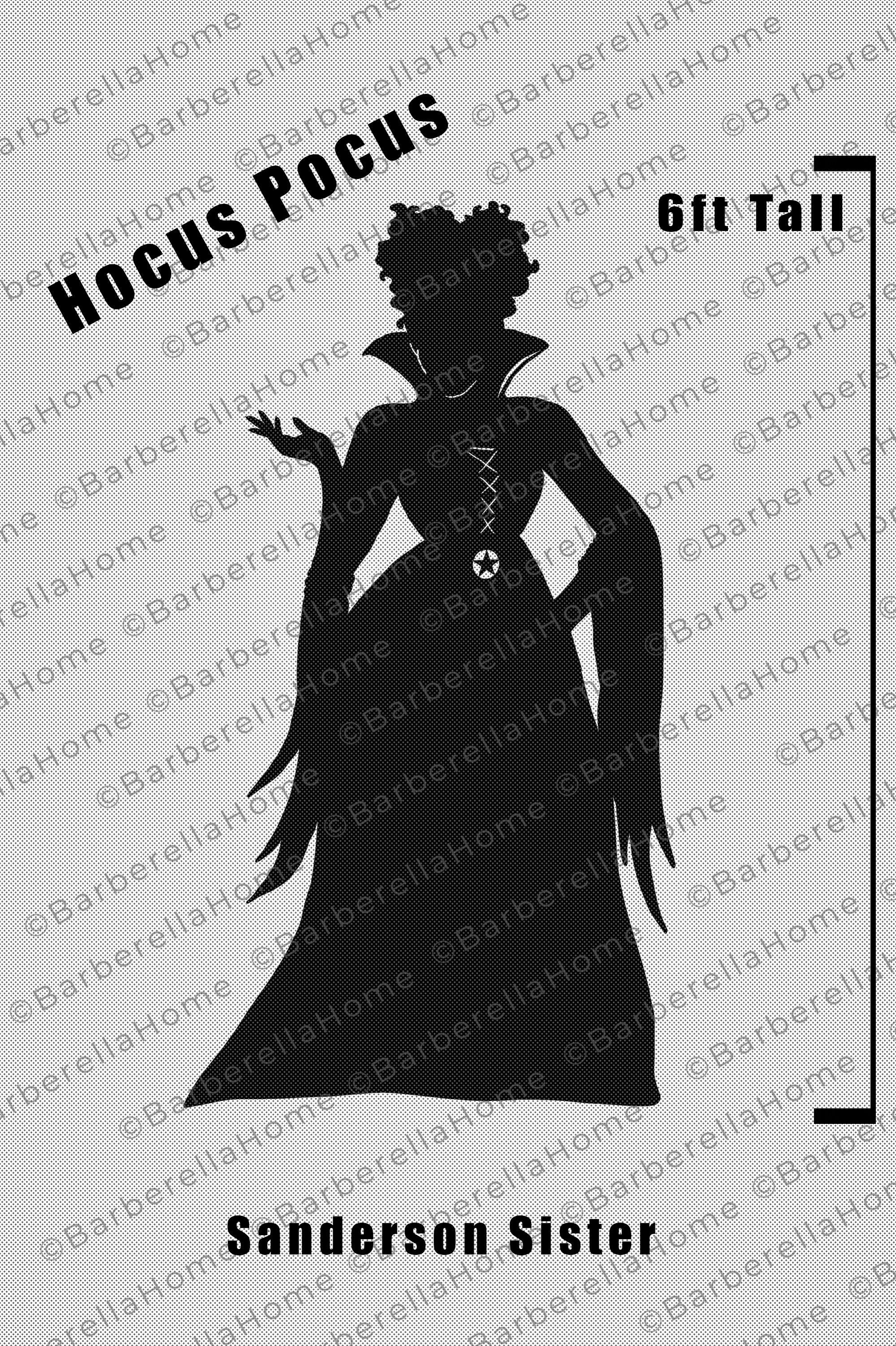 6ft Sanderson Sister/hocus Pocus Witches Template When Made. Printable Trace and Cut Halloween Silhouette Decor Templates / Stencils. PDF - Etsy halloween-pumpkin-carving-designs-15-free-pdf-printables-printablee-pumpkin-carving-templates-disney-pumpkin-carving-scary-pumpkin-carving