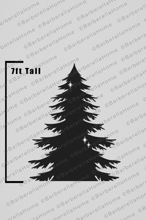 Christmas Tree Stencil - Holiday Stencil, Christmas Stencils, Christmas  Designs, Stencil Christmas, Christmas Trees