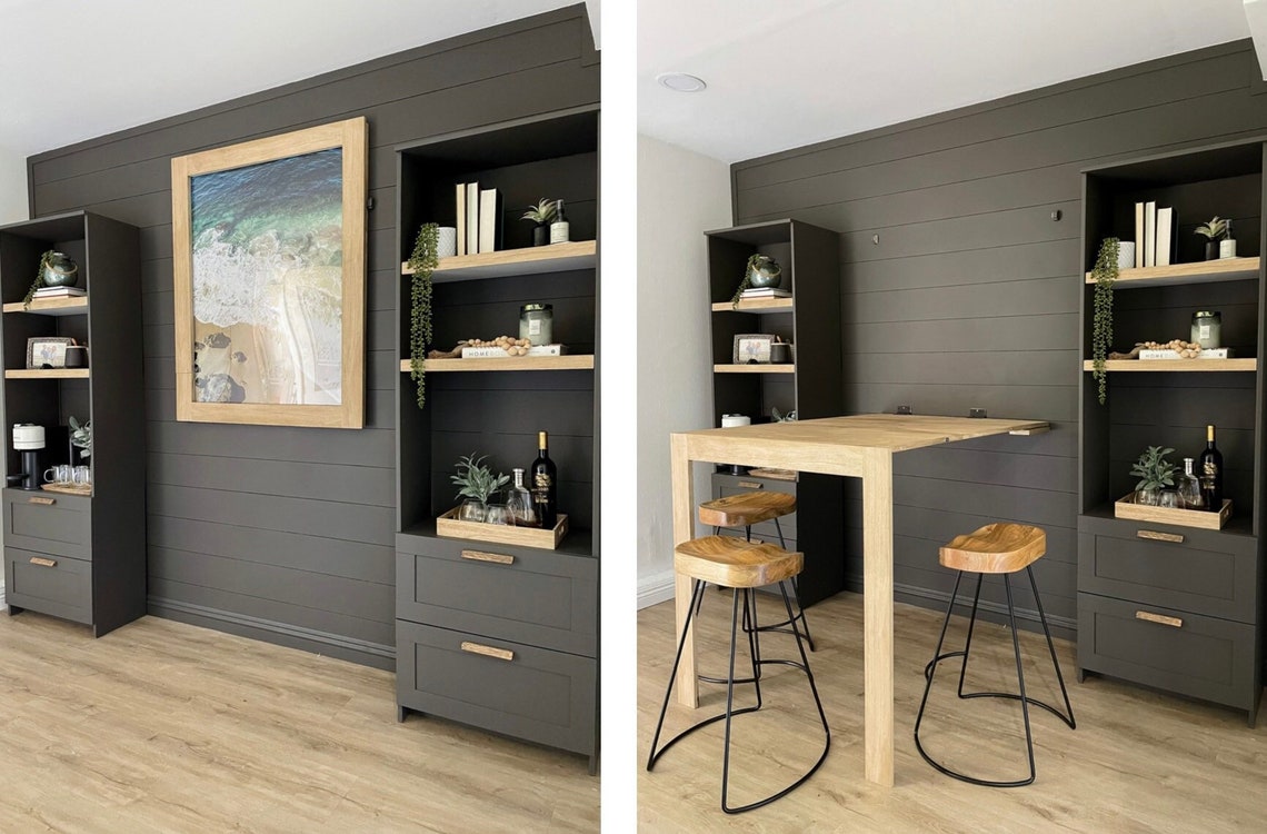 Easy DIY Art Frame That Turns Into a Table/desk Instructional Etsy