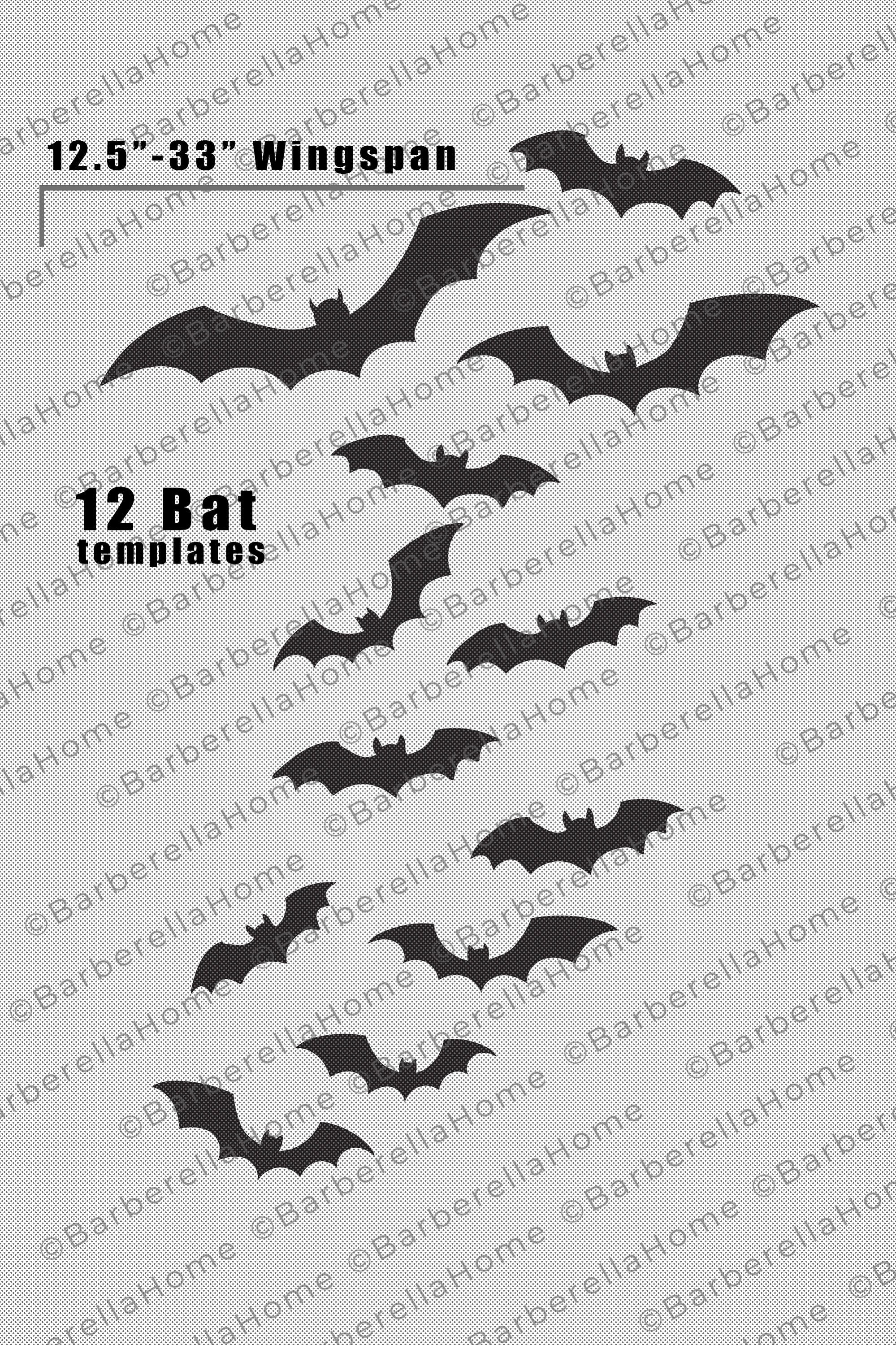 12-bat-templates-when-made-printable-trace-and-cut-halloween-silhouette-decor-templates-stencils-pdf-etsy