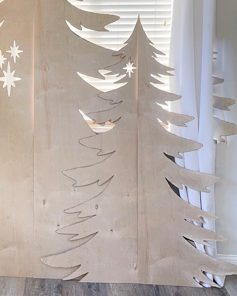 5.9ft Christmas Tree Template When Made. Printable Trace and - Etsy Canada
