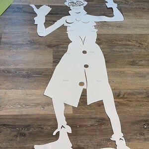 5.10 Ft Hitchhiking Ghost Trio Template When Made. Printable Trace and ...