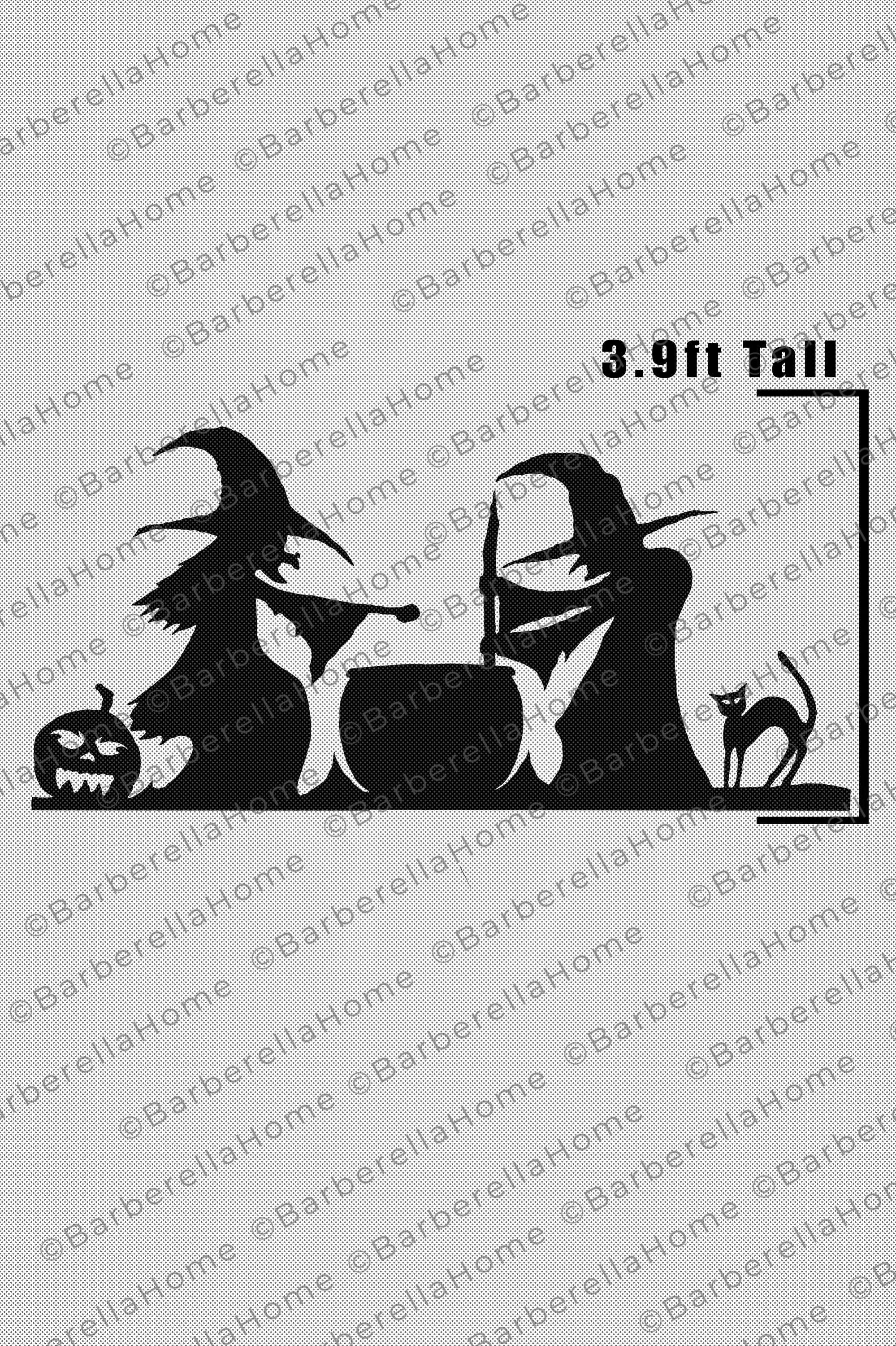 3-9ft-witches-template-when-made-printable-trace-and-cut-halloween-silhouette-decor-templates-stencils-pdf-etsy