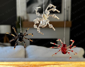 DIY Beaded Spider Tutorial | Halloween Bead Craft | Step-by-Step Beaded Spider Instructions | Digital Download PDF