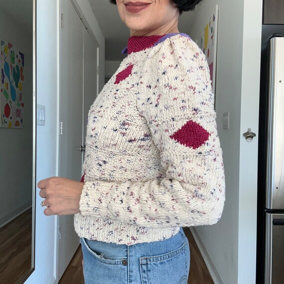 Vintage 80s retro cottagecore sweater - image 3