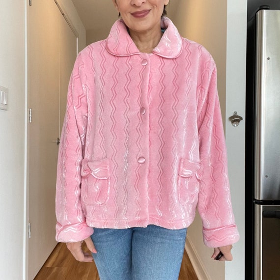 Vintage Mansfield Hotel & Spa Pink Robe Jacket Etsy