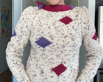 Vintage 80s retro cottagecore sweater