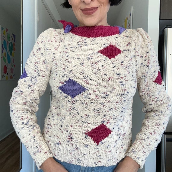 Vintage 80s retro cottagecore sweater - image 1