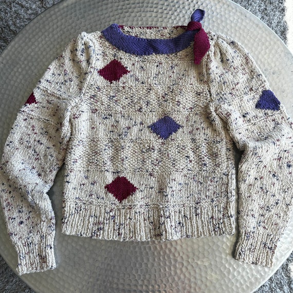 Vintage 80s retro cottagecore sweater - image 8