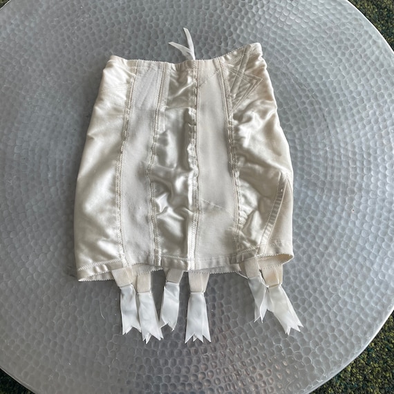 Vintage ivory Girdle  sz XS - image 6