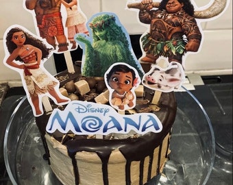Moana Cake Topper Etsy