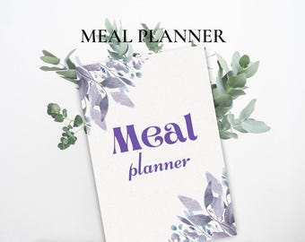 Meal Planner | Compatible with Goodnotes | Monthly Meal Planner | Weekly Meal Planner | Recipe Tracker