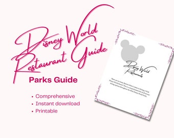 WDW Parks Restaurant Guide | Park Restaurant List | Comprehensive Guide to WDW Parks Restaurants