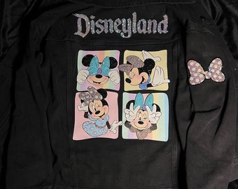 Bedazzled Minnie Mouse Disneyland Jeansjacke