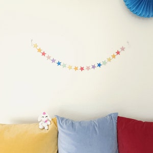 Mini ghirlanda di stelle di carta * Mini ghirlanda di stelle di carta * Stelle * Ghirlanda di stelle * Colori dell'arcobaleno * Decorazione