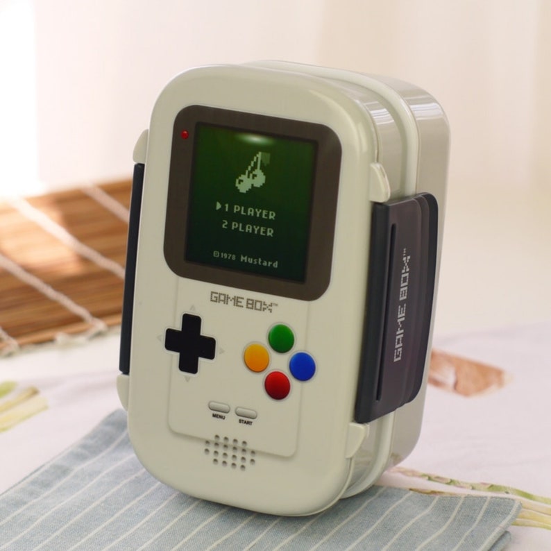 Game Boy Bento Box Double Layer Bento Box Lunch Box for Etsy