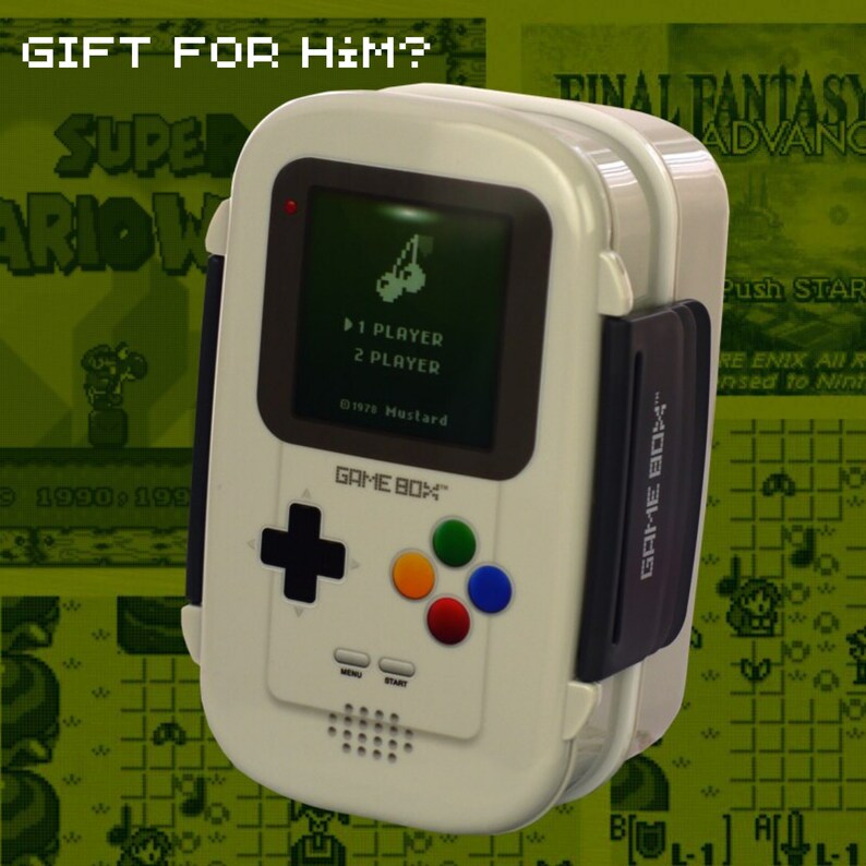 Game Boy Bento Box Double Layer Bento Box Lunch Box for Etsy
