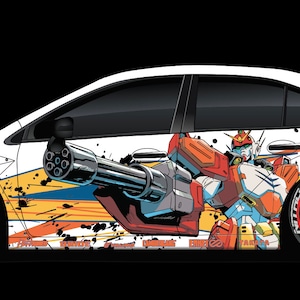 1/10 and 1/24  Scale RC Drift Livery Kit - Heavy Arms