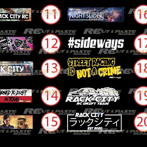 VÄLJ 2 (6,99) - Stötfångarslagsklistermärken