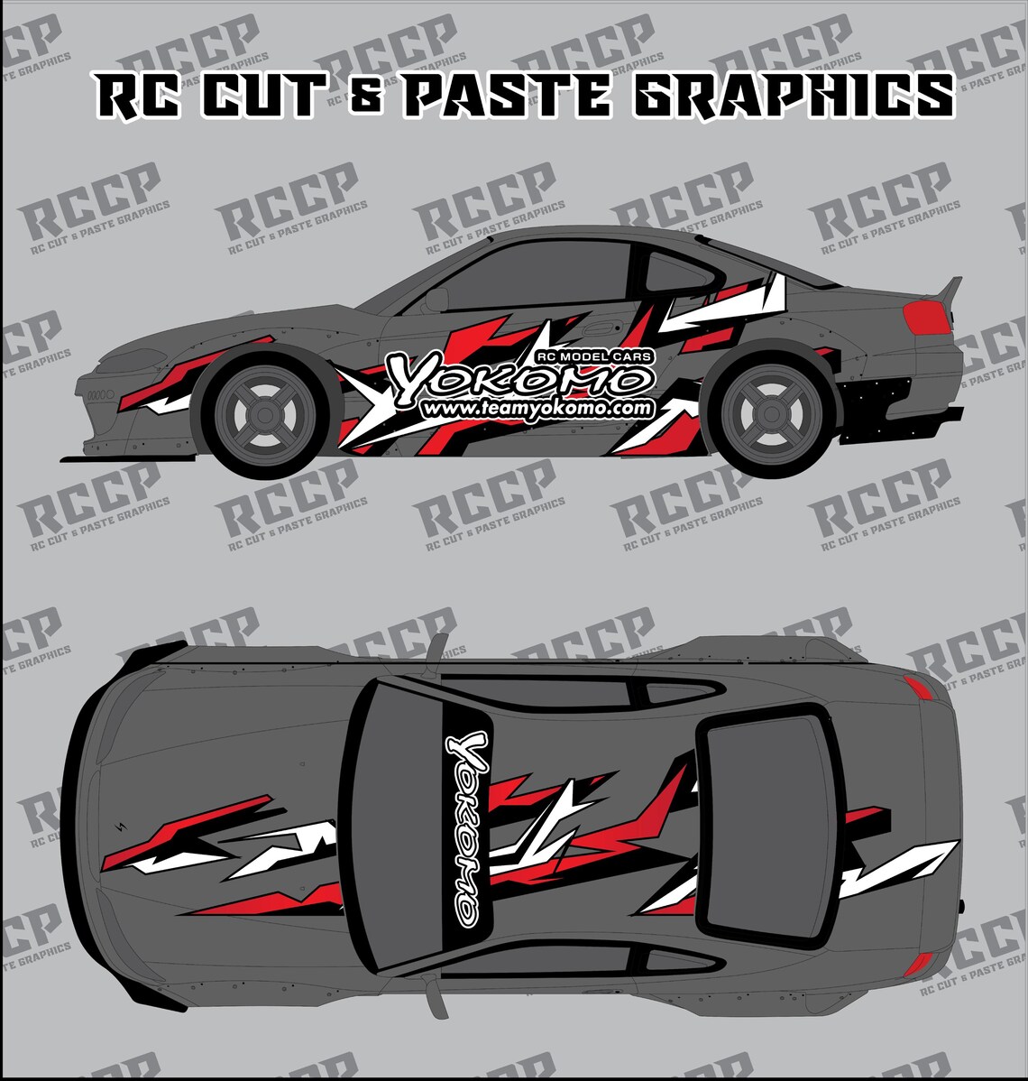 Rc Cola Racing Livery 1/10 Scale RC Drift Livery Kit - Yokomo - CHROME - Etsy