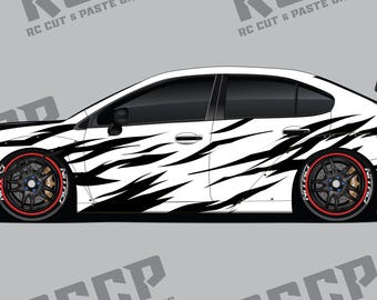 1/10 RC Drift Livery - Kit 7 - CHROME